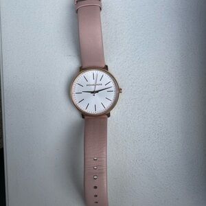 Michael Kors Blush Leather Strap Watch